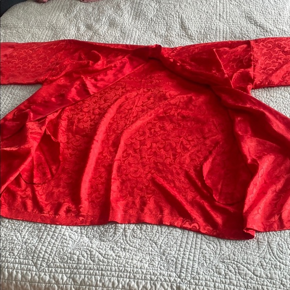 Victoria's Secret Red Satin Robe - VINTAGE - Picture 7 of 9